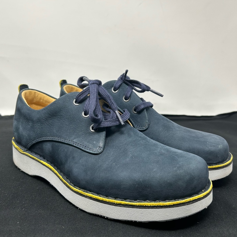 Samuel Hubbard “Hubbard Free” Casual Walking Shoe Navy Leather Men’s Siz…